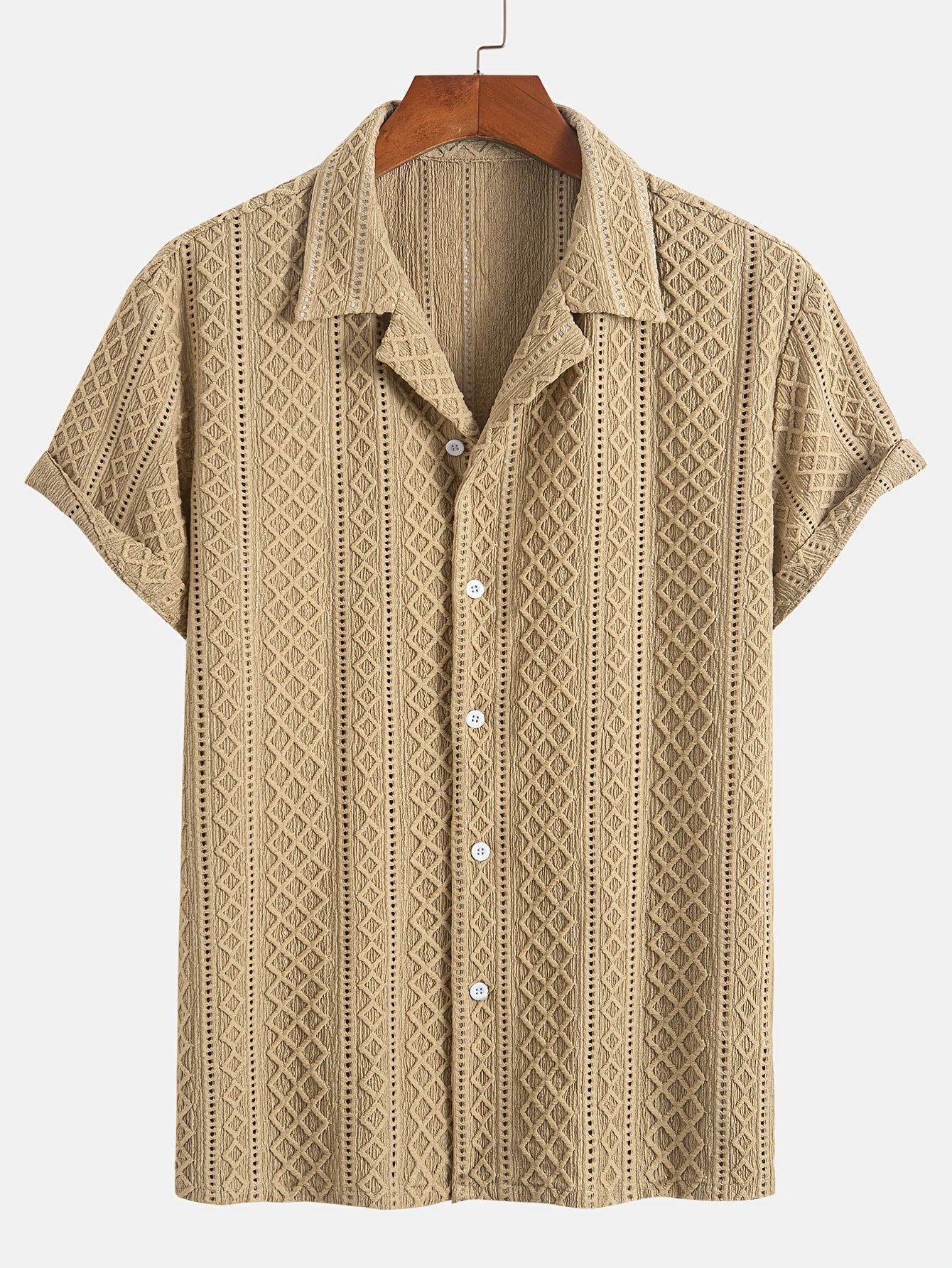 Laurent™ | Bohemian Shirt with Raised Pattern