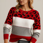 Pascalina | Leopard Print Casual Sweater