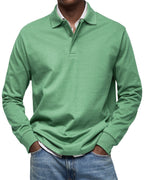 RICCARDO | ELEGANT LONG-SLEEVE POLO