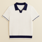 LUCA | POLO SHIRT IN TESSUTO RICCIO