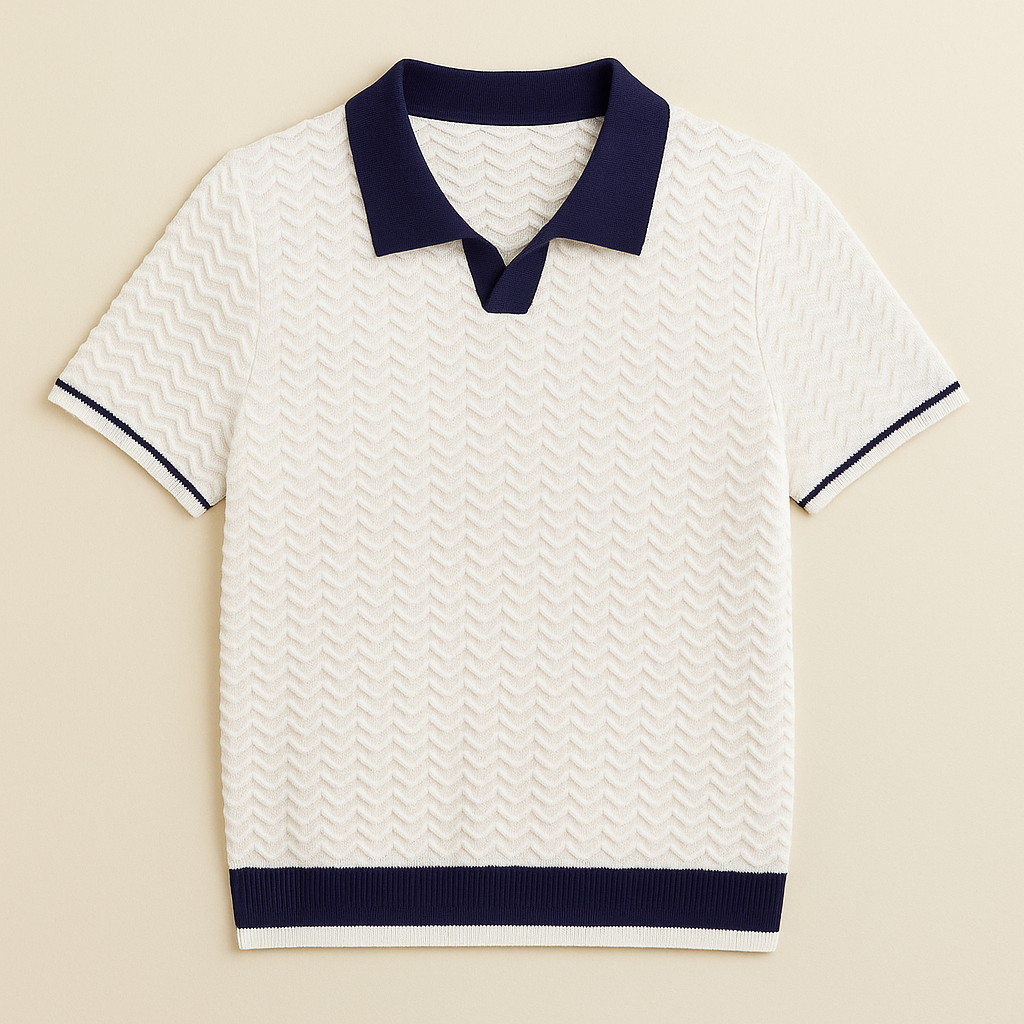 LUCA | POLO SHIRT IN TESSUTO RICCIO