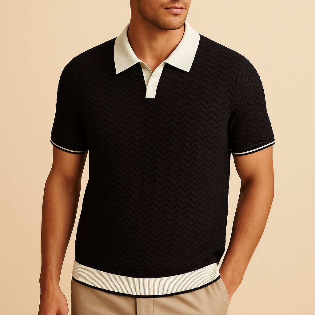 LUCA | POLO SHIRT IN TESSUTO RICCIO