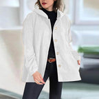 Casual Velvet Hooded Jacket for Autumn