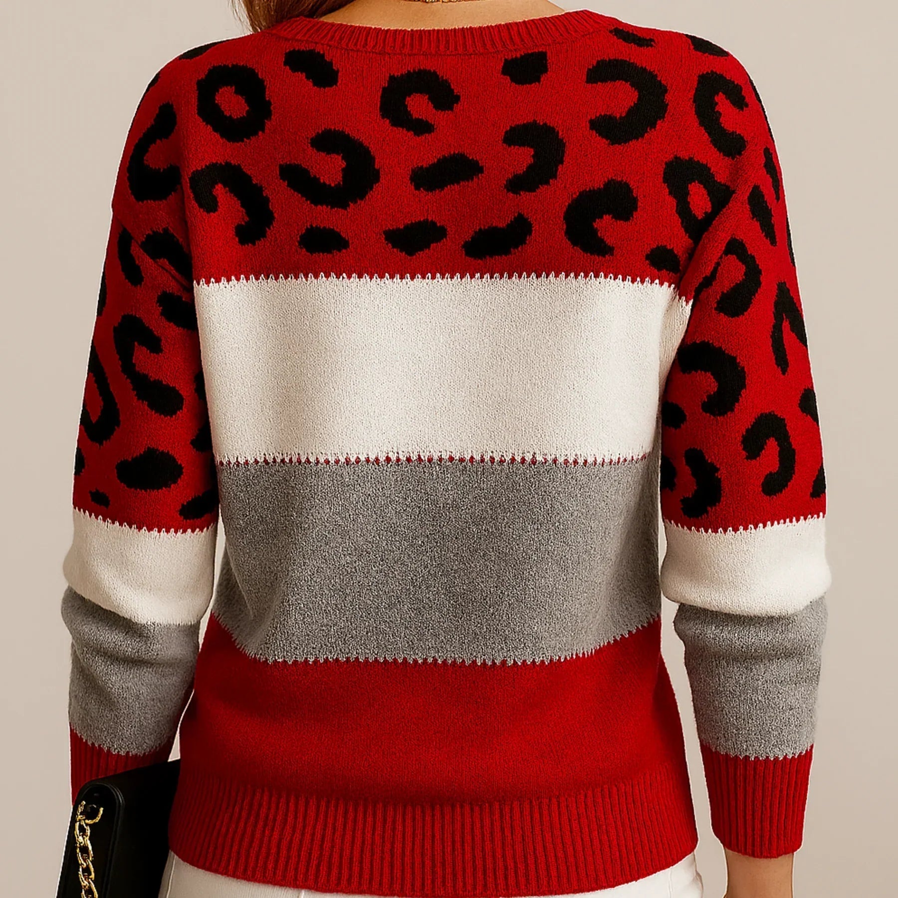 Pascalina | Leopard Print Casual Sweater