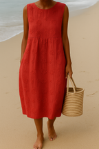 Elena | Embroidered Dress for Natural Elegance