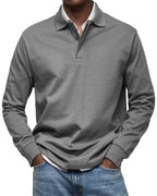 RICCARDO | ELEGANT LONG-SLEEVE POLO