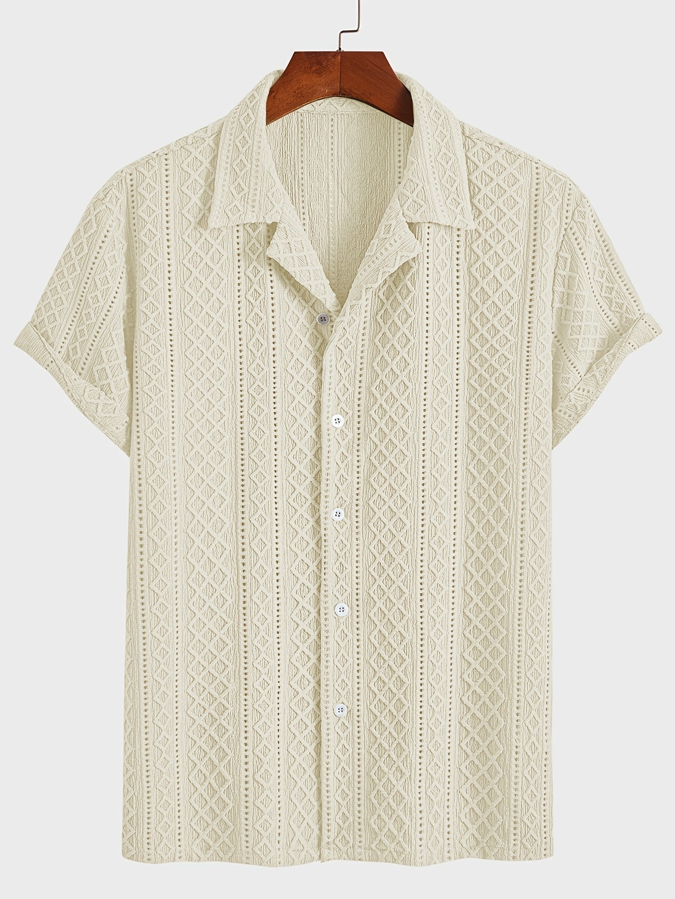 Laurent™ | Bohemian Shirt with Raised Pattern