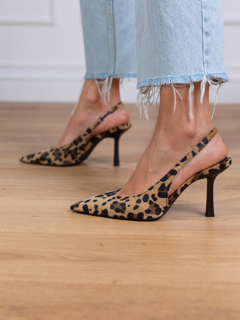 Leopard High Heel Pumps