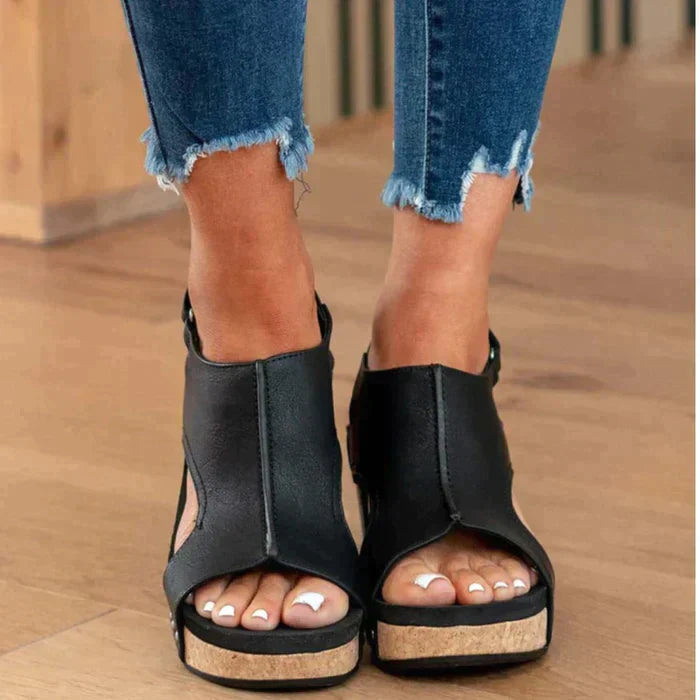 Astrid™ | Elegant and Comfortable Wedge Sandals