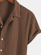 Laurent™ | Bohemian Shirt with Raised Pattern