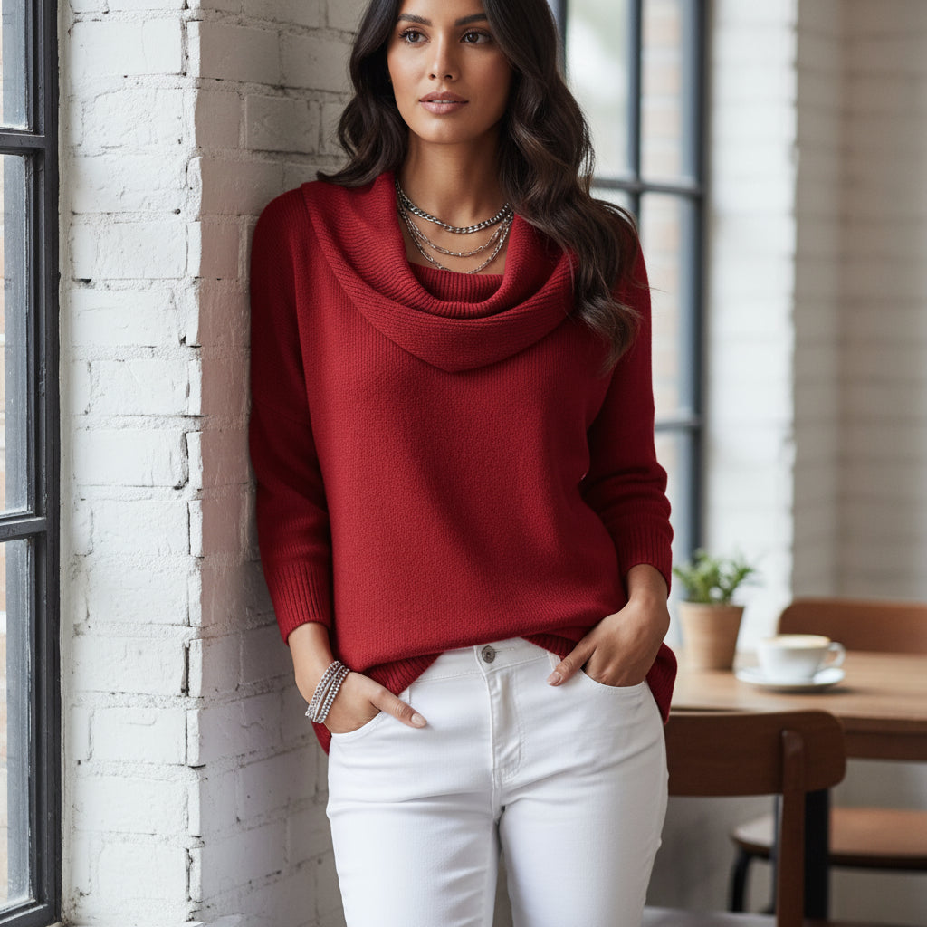 Eliza - sweater with a collar