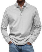 RICCARDO | ELEGANT LONG-SLEEVE POLO