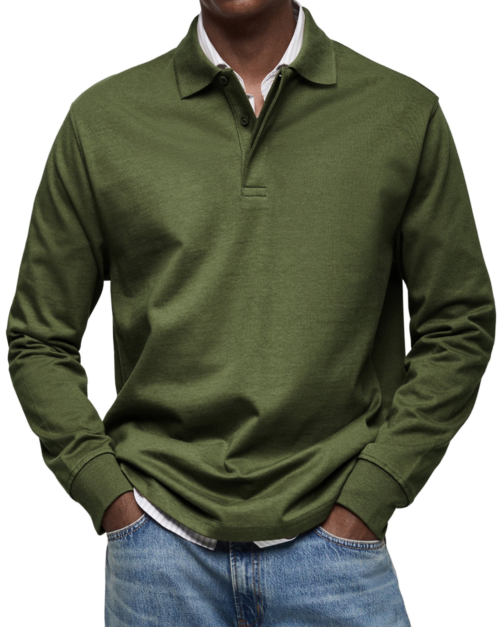 ROSSI ROMA | LUXURY LONG-SLEEVE POLO