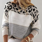 Pascalina | Leopard Print Casual Sweater