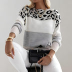 Pascalina | Leopard Print Casual Sweater