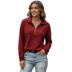 Sheena | Top with Zipper Detail