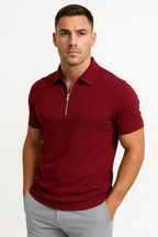 GREGORIO | MODERN HALF-ZIP POLO