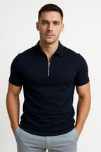 GREGORIO | MODERN HALF-ZIP POLO