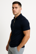 GREGORIO | MODERN HALF-ZIP POLO