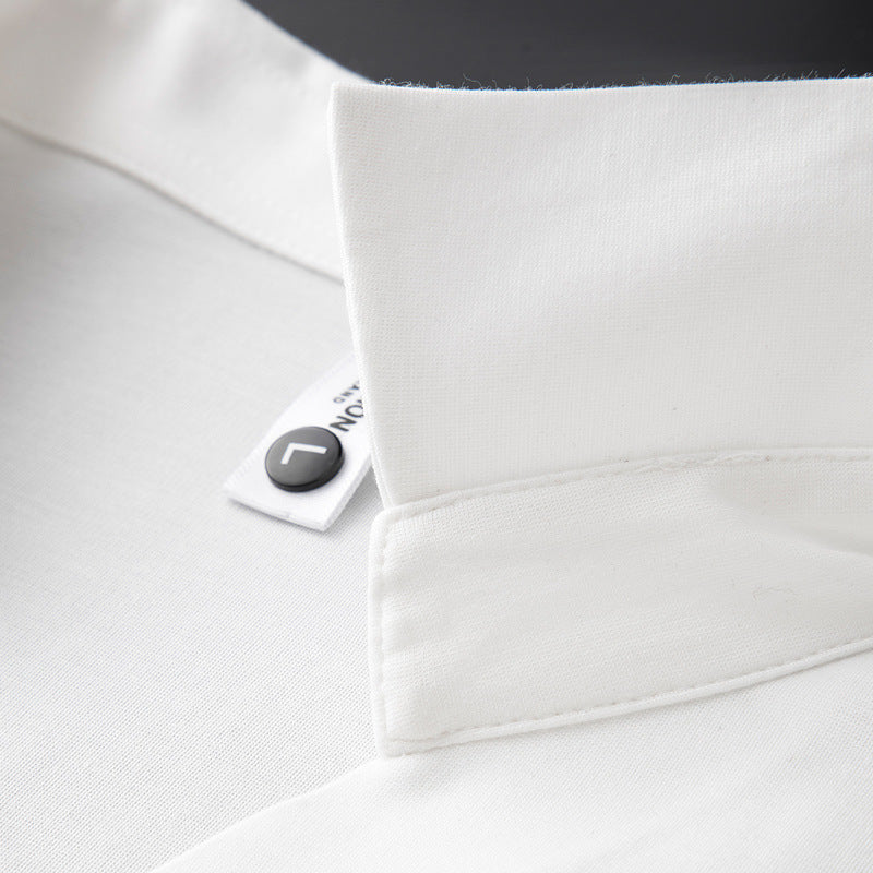 Cornelio – Polo Shirt in Cotton and Silk Blend