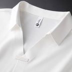 Cornelio – Polo Shirt in Cotton and Silk Blend