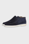 HIGH-CUT LEATHER LOAFERS