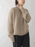 Isabella – High-Neck Cashmere Sweater