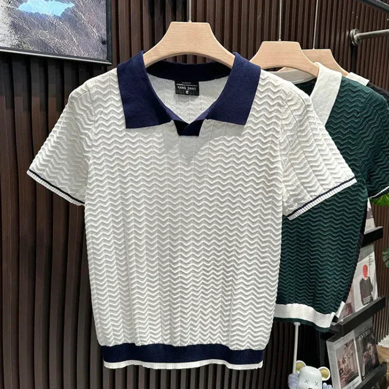 LUCA | POLO SHIRT IN TESSUTO RICCIO