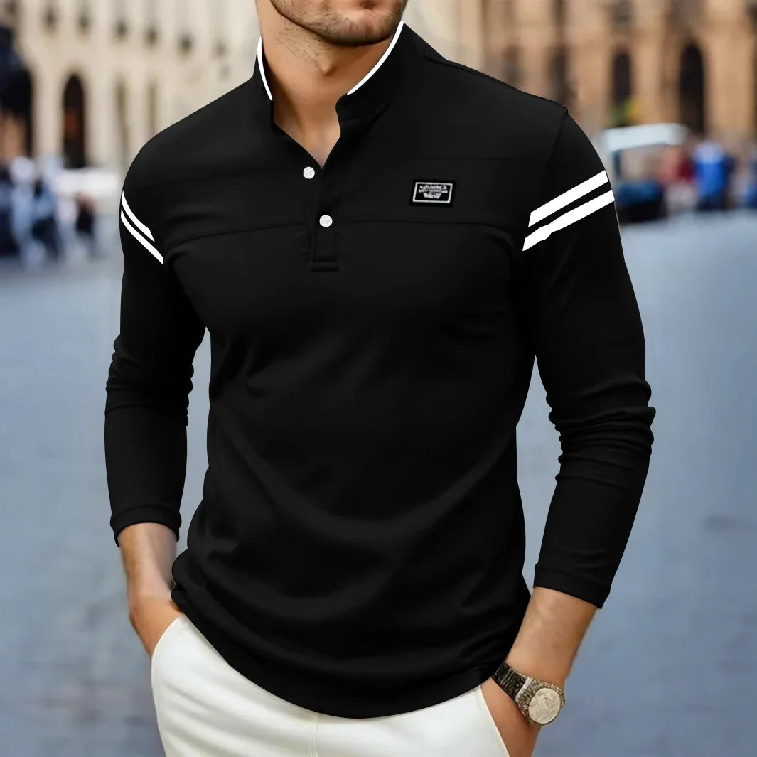 ROSSI ROMA | MODERN MEN'S LONG SLEEVE T-SHIRT