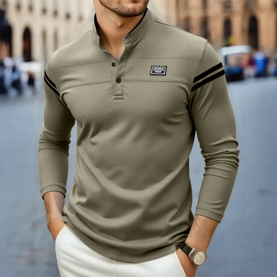 ROSSI ROMA | MODERN MEN'S LONG SLEEVE T-SHIRT