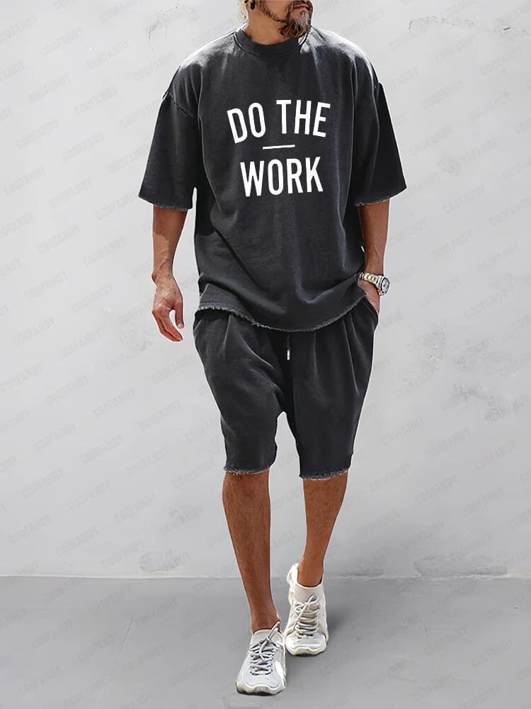 CASUAL LOOSE FIT SOLID SPORTS SETS