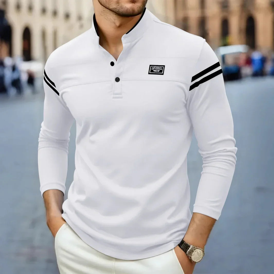 ROSSI ROMA | MODERN MEN'S LONG SLEEVE T-SHIRT