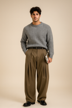 FRESH LABEL | Sem - Pleated Trousers