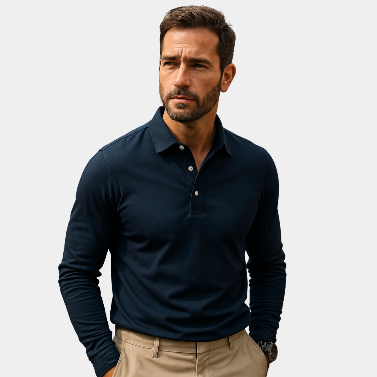 LEONARDO | PREMIUM LONG-SLEEVE POLO