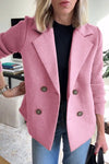 Amora - Elegant Jacket with Knitted Sleeves