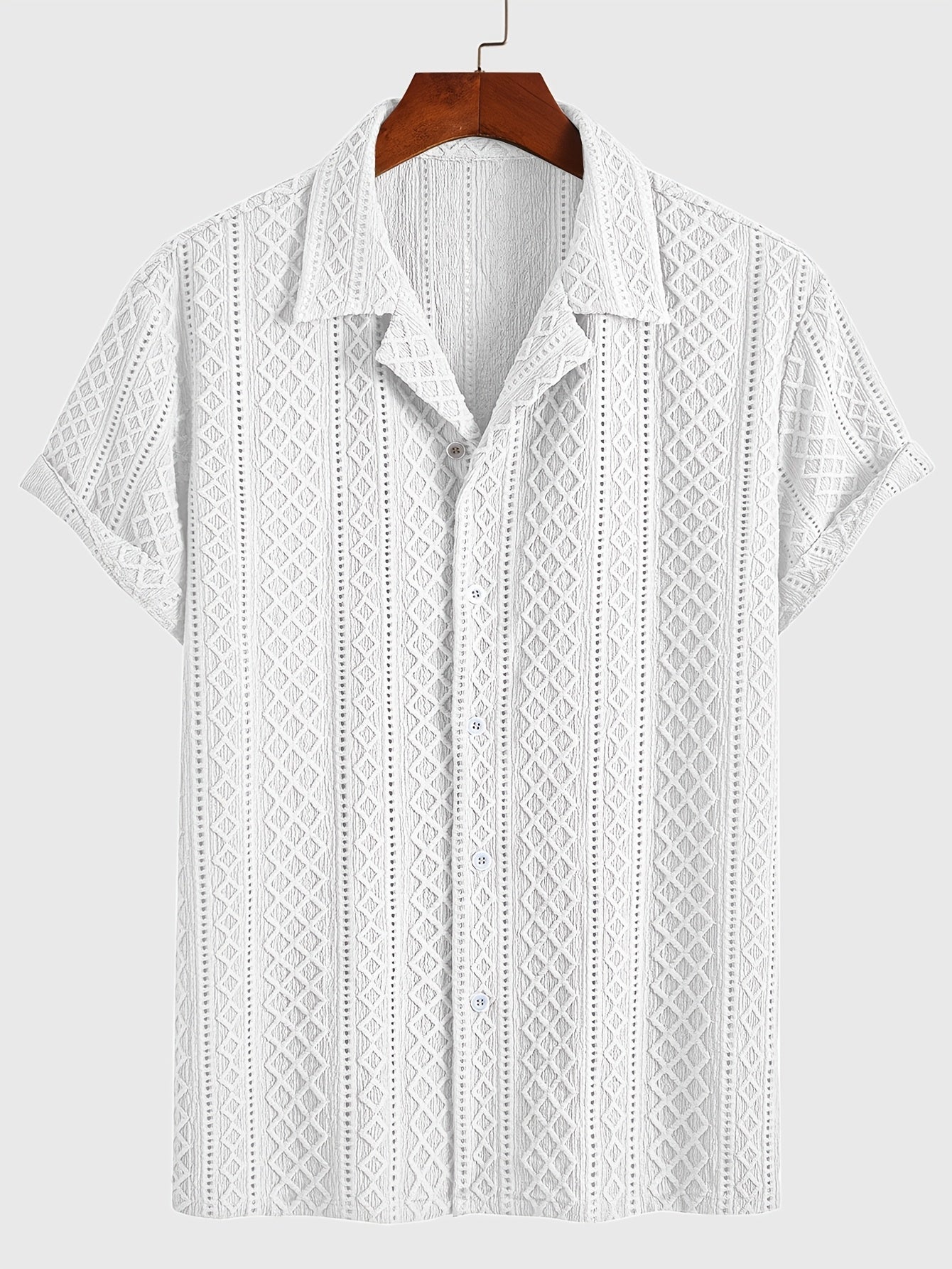 Laurent™ | Bohemian Shirt with Raised Pattern