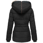 Annamarie I Puffer Jacket with Hood and Slim Fit Design