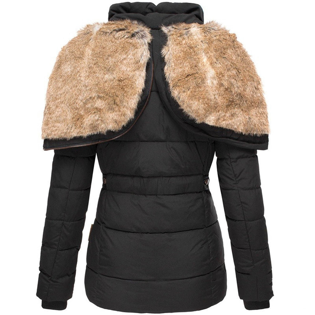 Annamarie I Puffer Jacket with Hood and Slim Fit Design
