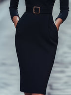 Evelyn | Refined Dress with Belt